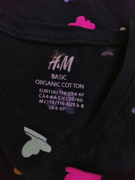 Saticky pre dievčatka ham modre vel. 110/116, h&m,110