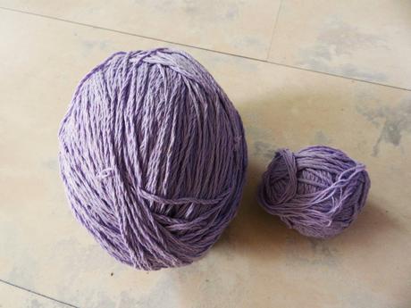 Bavlnená priadza - zbytok,