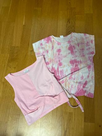 1ks tricko ruzove, zara,140