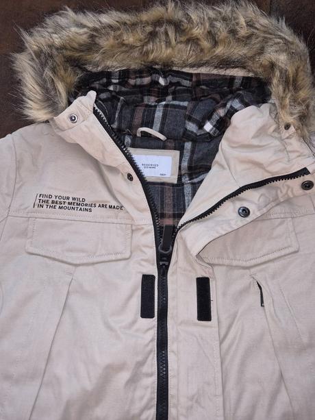 Predĺžená bunda parka, reserved,158