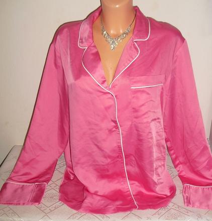 Hodvabne satenovy romanticky zupancek, xl