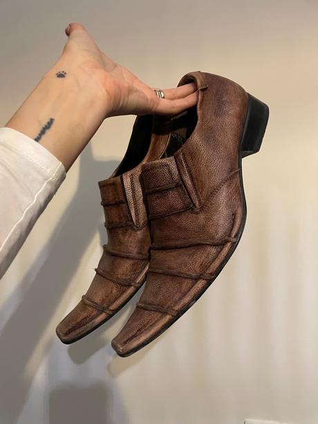 Hnedé spoločenské topánky, 42