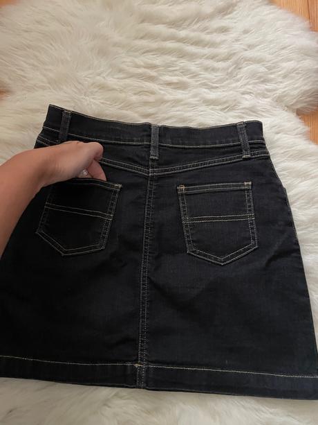 Rifľová mini sukňa, 34