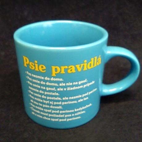 Hrnček "psie pravidlá", 