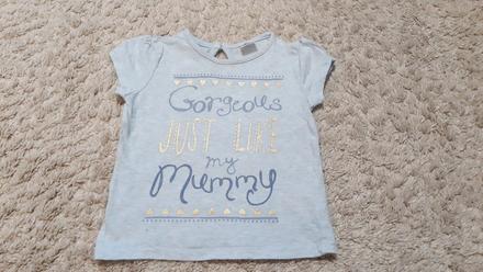 Modré tričko, f&f,80