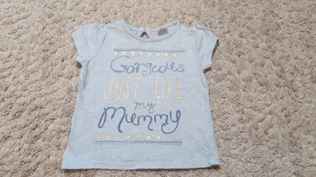 Modré tričko, f&f,80