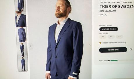 Luxusné vlnené sako tiger of sweden, 48