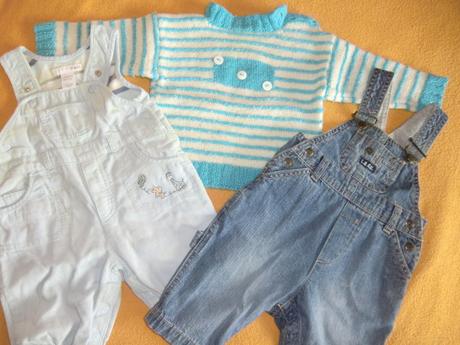 Svetrík - oteplené nohavice na traky h&m vel 62/68, 50–62