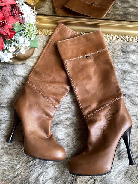 Bally - kožené čižmy, 41