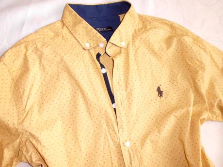 Slim roll up rukáv, ralph lauren,m