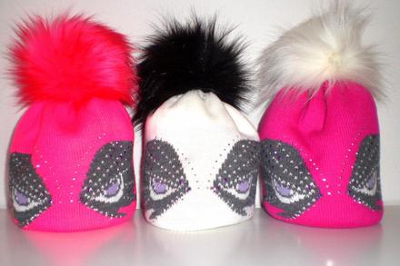 Čiapočka škraboška s brmbolcom a kamienkami, 50 - 158