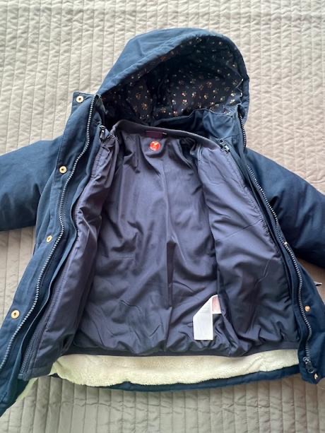 Zimná dievčenská bunda - 3v1, sergent major,122