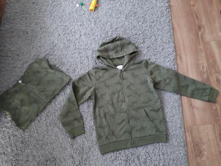 Zelene mikiny na zips, 134