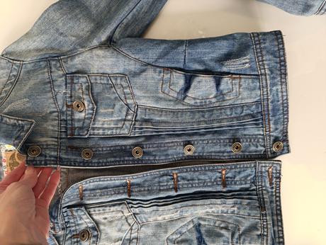 Dámska riflova bunda ac, s