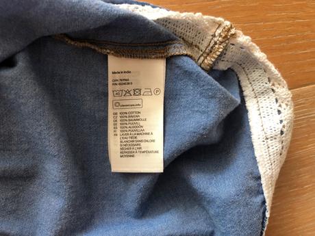 Riflové šaty, h&m,116