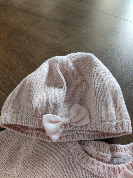 Svetrikove šaty+baretka, 92