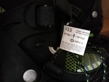 Kolieskové korčule, 34