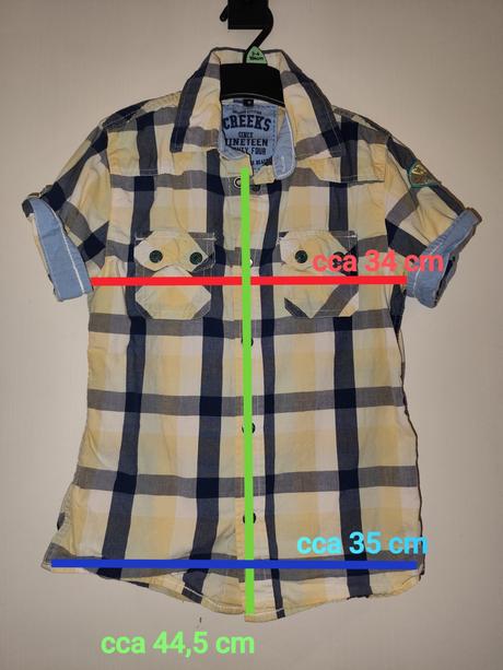 Košeľa s krátkym rukávom, 116