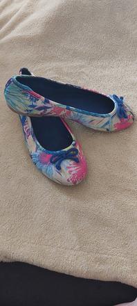 Balerinky pestrofarebne s maslickou, 34