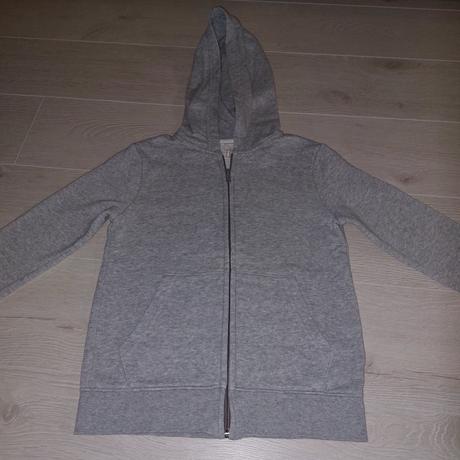 Siva mikinka, hm,122/128, h&m,122