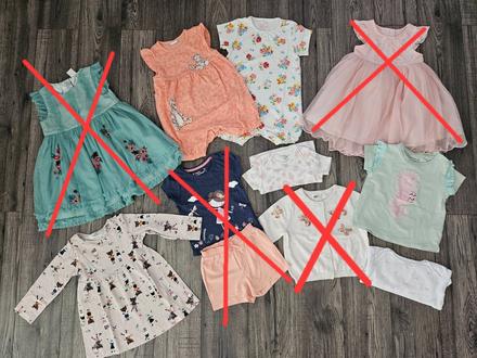 Letný balík oblečenia pre dievčatko 92, 86–98