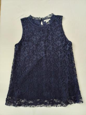 Tmavomodra bluzka, h&m,xs
