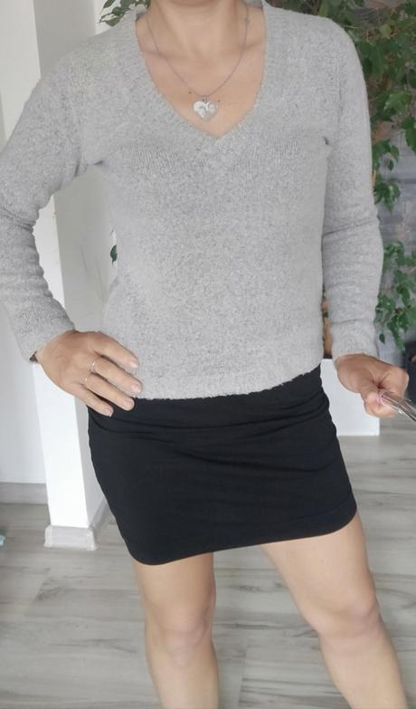 Elastická minisukňa, h&m,s