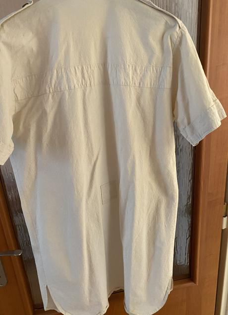 Ľanové košeľové šaty v. s/m, s