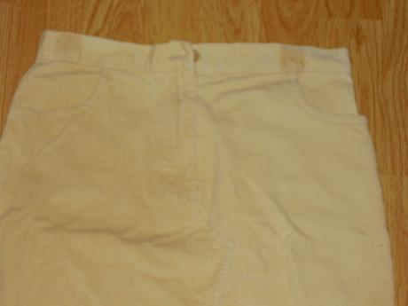 Svetlo hneda menčestrova dlhšia suknička zn. tammy, 152