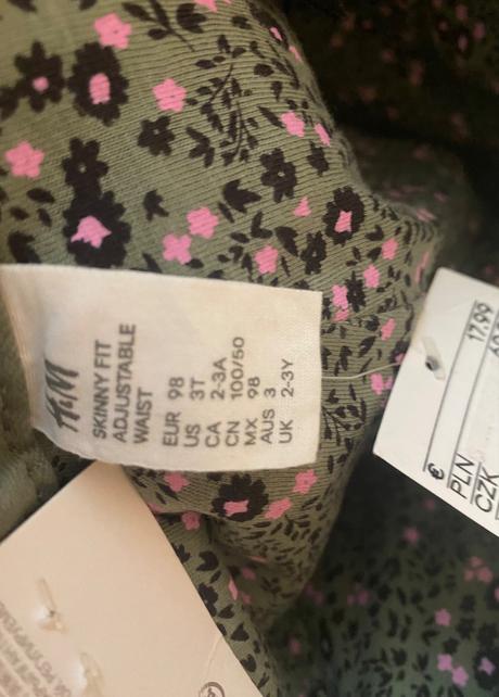 Zateplene podsite rifle, h&m,98