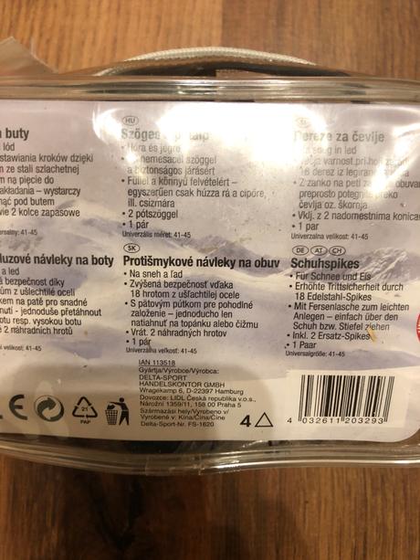 Protismykove navleky na obuv, 