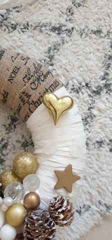 Vianočný veniec na dvere, 