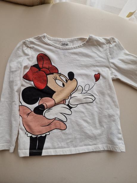 Tričká s dlhým rukávom 2ks- č.104, disney,104