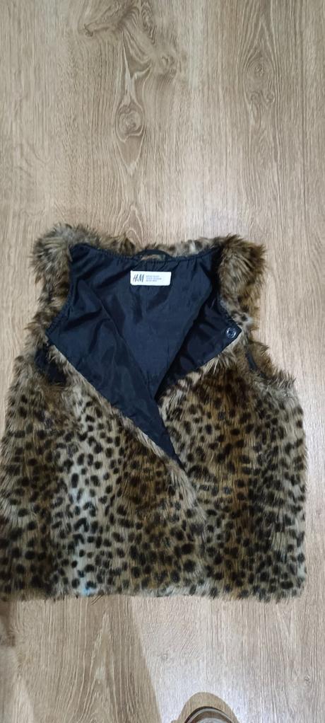 Vesta s lepoardim vzorom, zn.h&m ,veľ.134, h&m,134