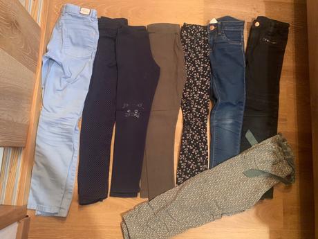 Super nohavice a leginy, h&m,134