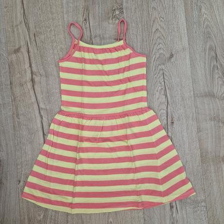 Šaty bavlnené lupilu žlto-cyklamenove, lupilu,110