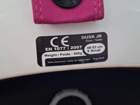 Lyžiarska prilba pre dievčatá, s