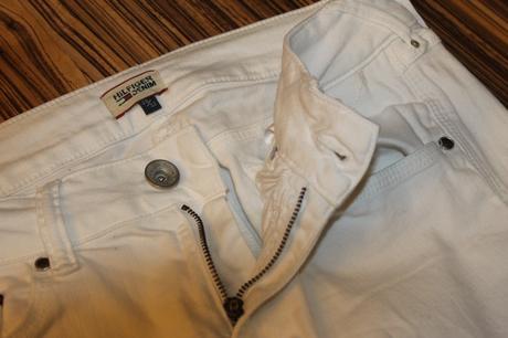 Dámske biele rifle tommy hilfiger v. 29/32, tommy hilfiger,m