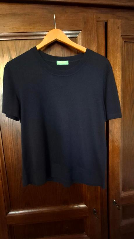 Tmavomodrý rolák s hodvábom - m, m