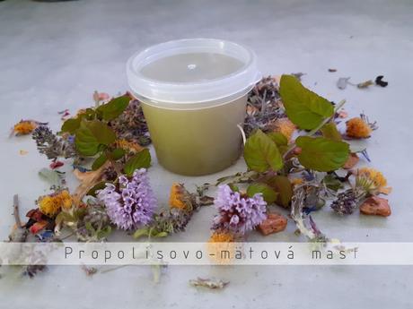 Propolisová masť s mätou, 