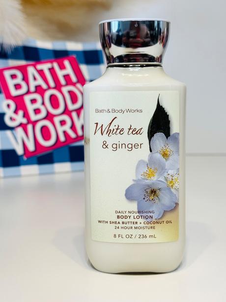 Bath & body works white tea & ginger telové mlieko, 