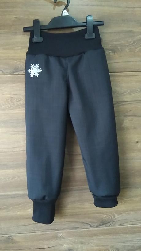 Zimné softshellky s barancekom, 62 - 152