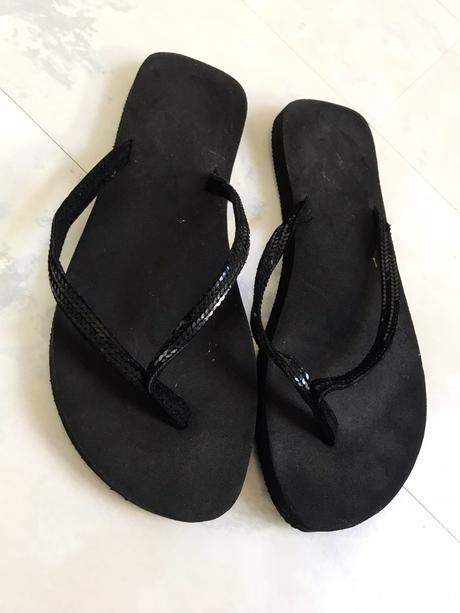 Penové žabky s flitrami 38/39, 39