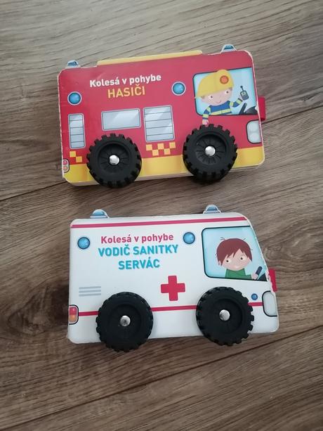 Knihy leporela - kolesá v pohybe,