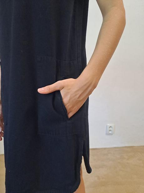 Cierne šaty mango c s, mango,s