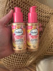 Telový fluid s trblietkami Balea, 75 ml