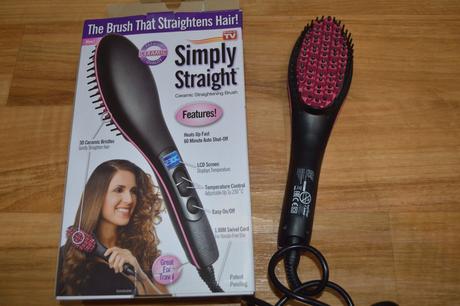 Keramická vyrovnávacia kefa na vlasy,