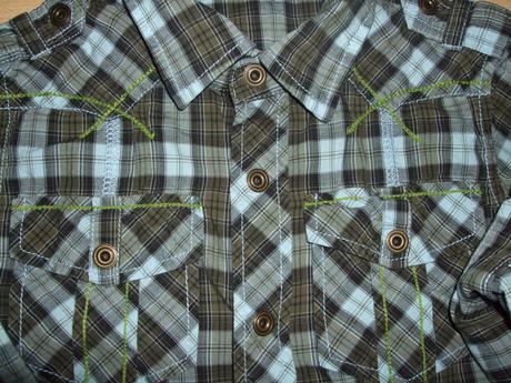 Štýlová károvaná košeľa next, next,104