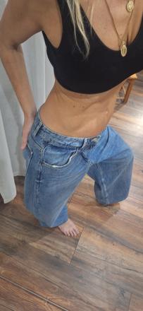 Široke rifle baggy zara vel 40/42, zara,40