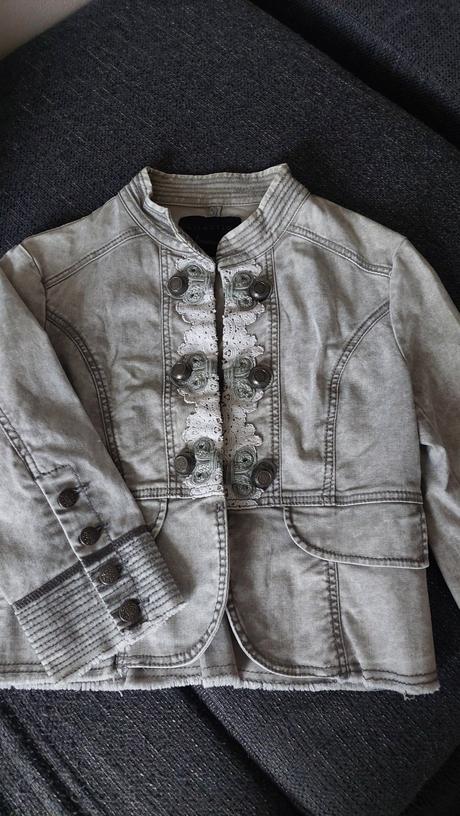 Džínsové sako, stradivarius,l